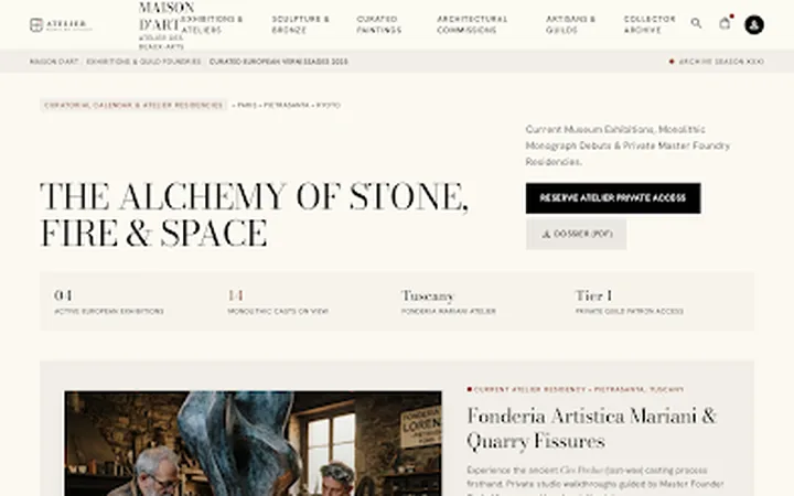 Studio and foundry profile template